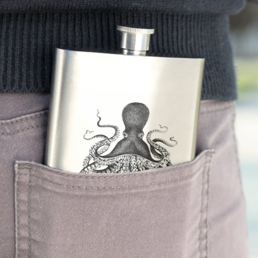 Pijlinktvis met monogram klassieke kolf flacon (Voorbeeld)