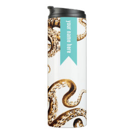 Pijlinktvis Turquoise Thermosbeker