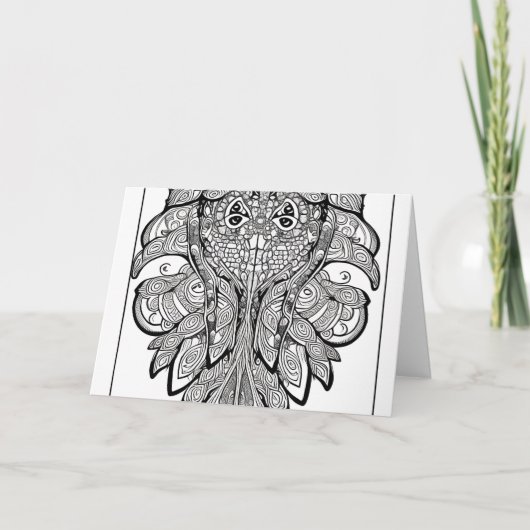 pijlinktvisje notitiekaartje (Voorkant)