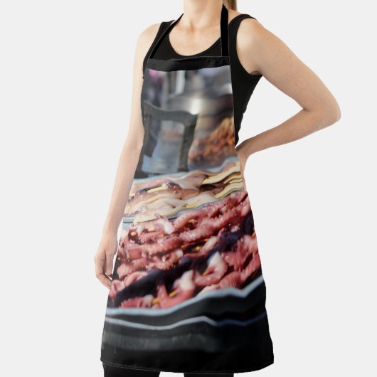 Pijlinktvissen en Octopus Kabobs - Voedselfotograf Schort (Insitu)