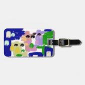 Pijlkaarde Bagagelabel (Voorkant horizontaal)