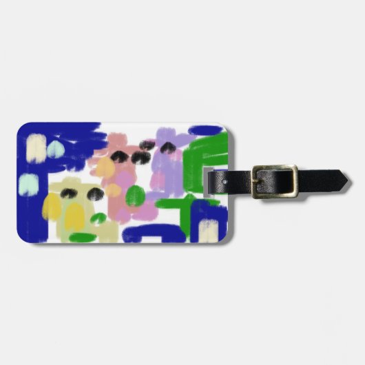 Pijlkaarde Bagagelabel (Voorkant horizontaal)