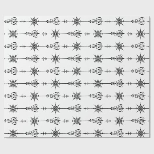  pijllijnkunst cadeaupapier (Vlak)