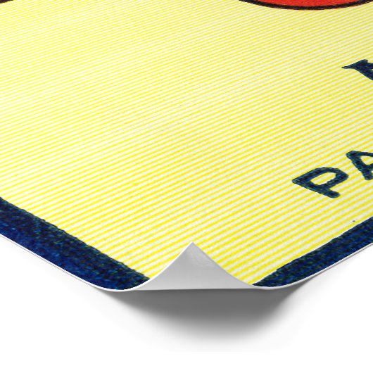 Pijlmerk Cranberry Label Poster (Hoek)