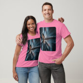 Pijlontwerp in het midden van het doelpunt t-shirt (Unisex)