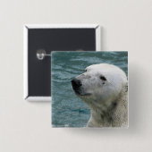 Pijlpaneel Polar Beer Profile Square Pin Vierkante Button 5,1 Cm (Voorkant /achterkant)