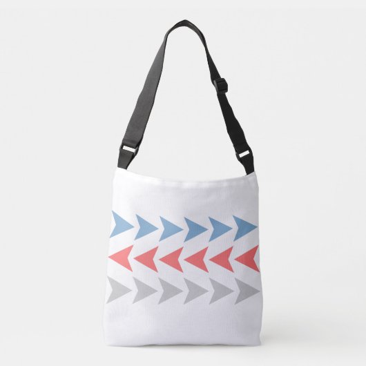 Pijlpatroon Crossbody Tas (Voorkant)