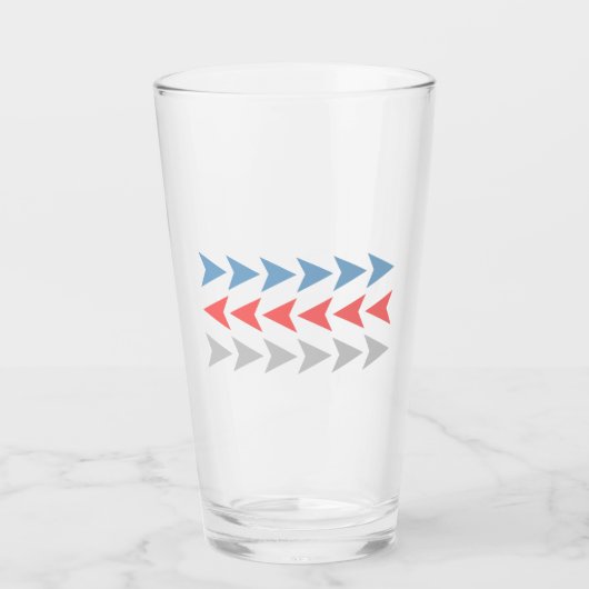 Pijlpatroon Glas (Voorkant)