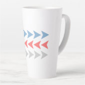 Pijlpatroon Latte Mok (Rechterhoek)