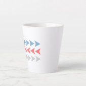 Pijlpatroon Latte Mok (Voorkant)