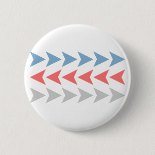 Pijlpatroon Ronde Button 5,7 Cm