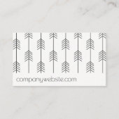 Pijlpatroon / Stijlvol Visitekaartje (Voorkant)