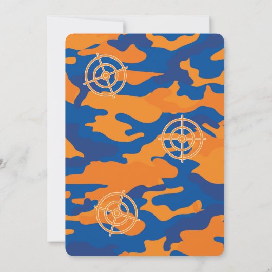 Pijlpistool Uitnodiging (Achterkant)