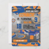 Pijlpistool Uitnodiging (Voorkant)