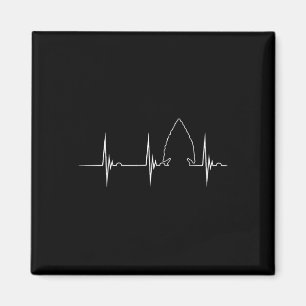 Pijlpunt Jagen Hartslag Ekg Pulse Hunter Flint Magneet