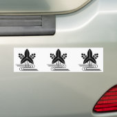 Pijlpunten en water bumpersticker (Op auto)