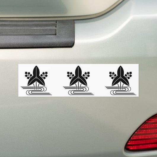 Pijlpunten en water bumpersticker (Op auto)