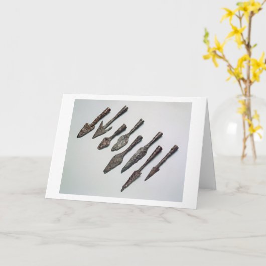 Pijlpunten, Ijzertijdperk (ijzer) Kaart (Gele Bloem)