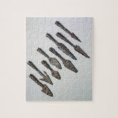 Pijlpunten, ijzertijdperk (ijzer) legpuzzel (Verticaal)