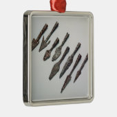 Pijlpunten, ijzertijdperk (ijzer) metalen ornament (Rechts)