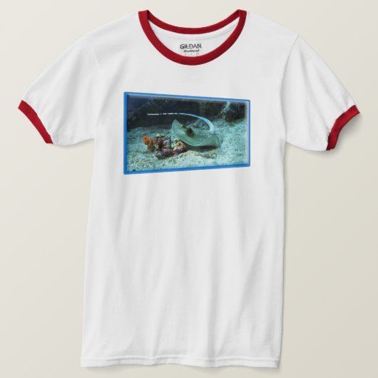 Pijlrog in beweging - Fotografisch ontwerp | T-shirt (Design voorkant)