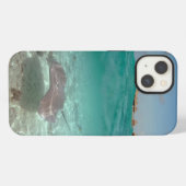 Pijlrog onder water in Bora Bora iPhone hoes Hoesje (Achterkant horizontaal)