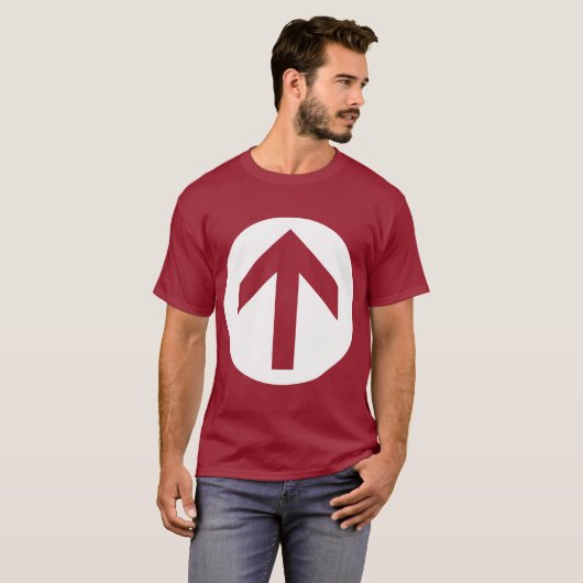 Pijlschijf T-shirt (Voorkant volledig)