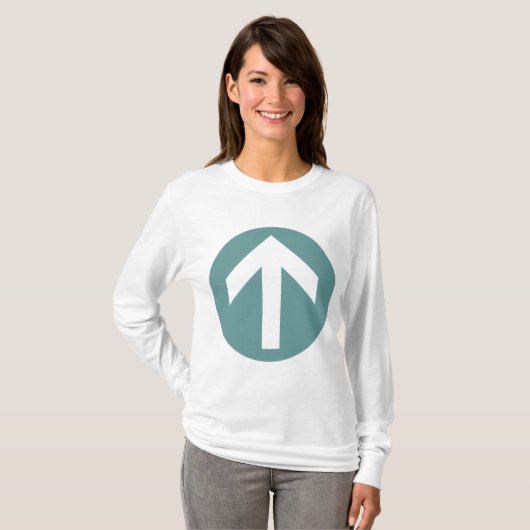 Pijlschijf T-shirt (Voorkant volledig)