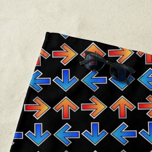 Pijlspread Strandlaken (In situ)