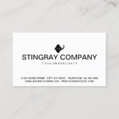 pijlstaartpictogram visitekaartje (Achterkant)