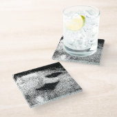 pijlstaartroggen glazen onderzetter (Schuin)