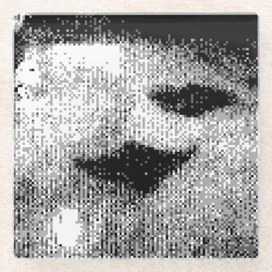 pijlstaartroggen glazen onderzetter (Voorkant)