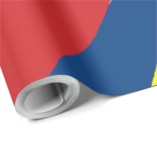 Pijlstrepen in kleurrijk patroon cadeaupapier (Rol Hoek)