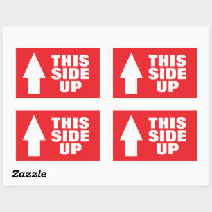 Pijltj stickers 'Deze kant boven' voor verhuizen o