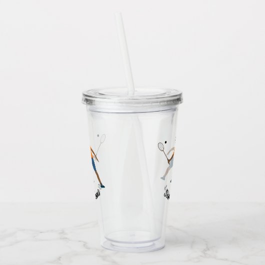 Pijltje Acryl Drinkbeker (Links)