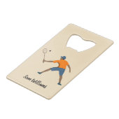 Pijltje Creditkaart Flessenopener (Voorkant Gekanteld)