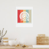 Pijltje Dart Bord Dartbord Doel Poster (Keuken)