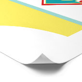 Pijltje Fotocabine Bord Carnaval Circus Verjaardag Poster (Hoek)