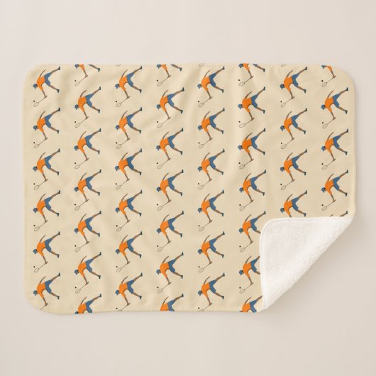 Pijltje Sherpa Deken (Voorkant (horizontaal))