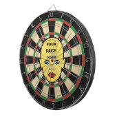 Pijltjebord Je Gezicht Hier Dartbord (Voorkant Rechts)