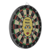 Pijltjebord Je Gezicht Hier Dartbord (Voorkant Links)