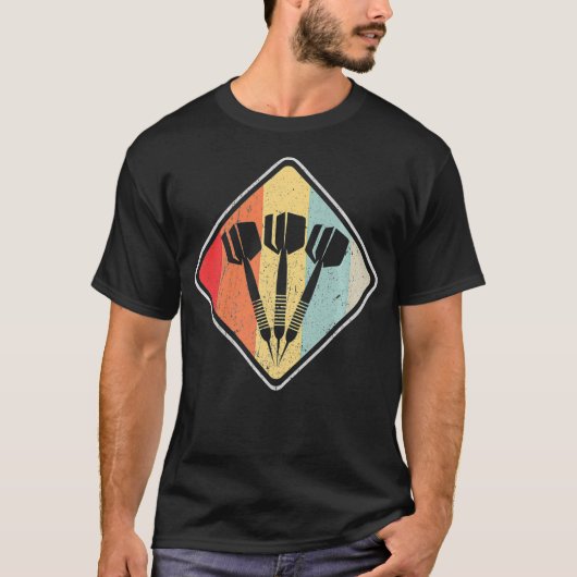  pijltjes geschenk dart speler premium t-shirt (Voorkant)