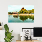 Pijltoren | Verboden Stad Gracht Poster (Thuiskantoor)