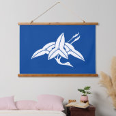 Pijlvormige kamon hangend wandkleed (Slaapkamer)