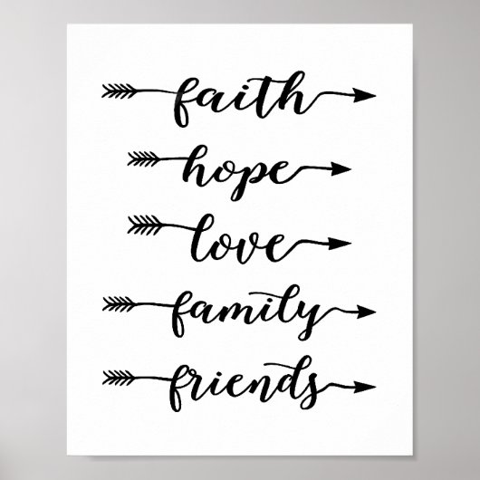 Pijlwwoorden Poster (Voorkant)