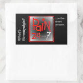 Pijn 24/7 stickers - chronische onzichtbare aandoe (Tas)