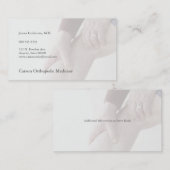 Pijn achterin been visitekaartje (Voorkant / Achterkant)