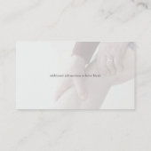 Pijn achterin been visitekaartje (Achterkant)