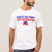 Pijn bij de pomp Stemming republikeinse Preo Tru.p T-shirt (Voorkant)