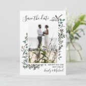 Pijn en Eucalyptus Sla de datum op Kaart (Staand voorkant)